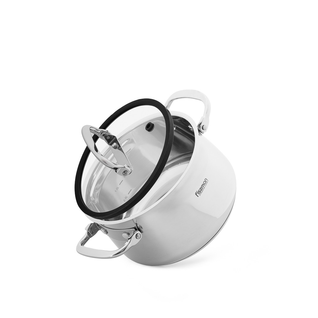 Кастрюля из нержавеющей стали 16 см / 1,85 л Iron elegance
Кастрюля из нержавеющей стали 16 см / 1,85 л Iron elegance