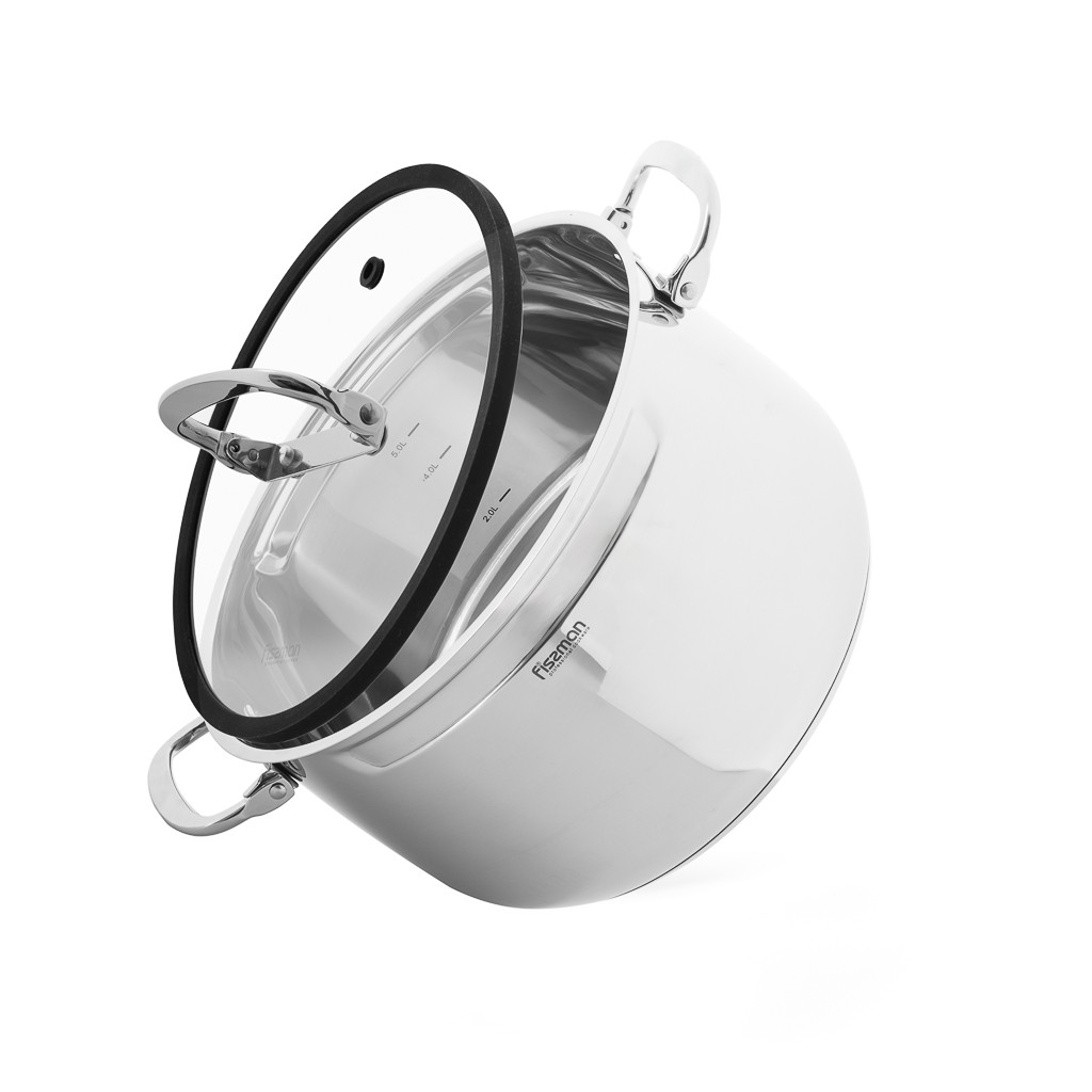 Кастрюля из нержавеющей стали 24 см / 6,3 л Iron elegance
Кастрюля из нержавеющей стали 24 см / 6,3 л Iron elegance