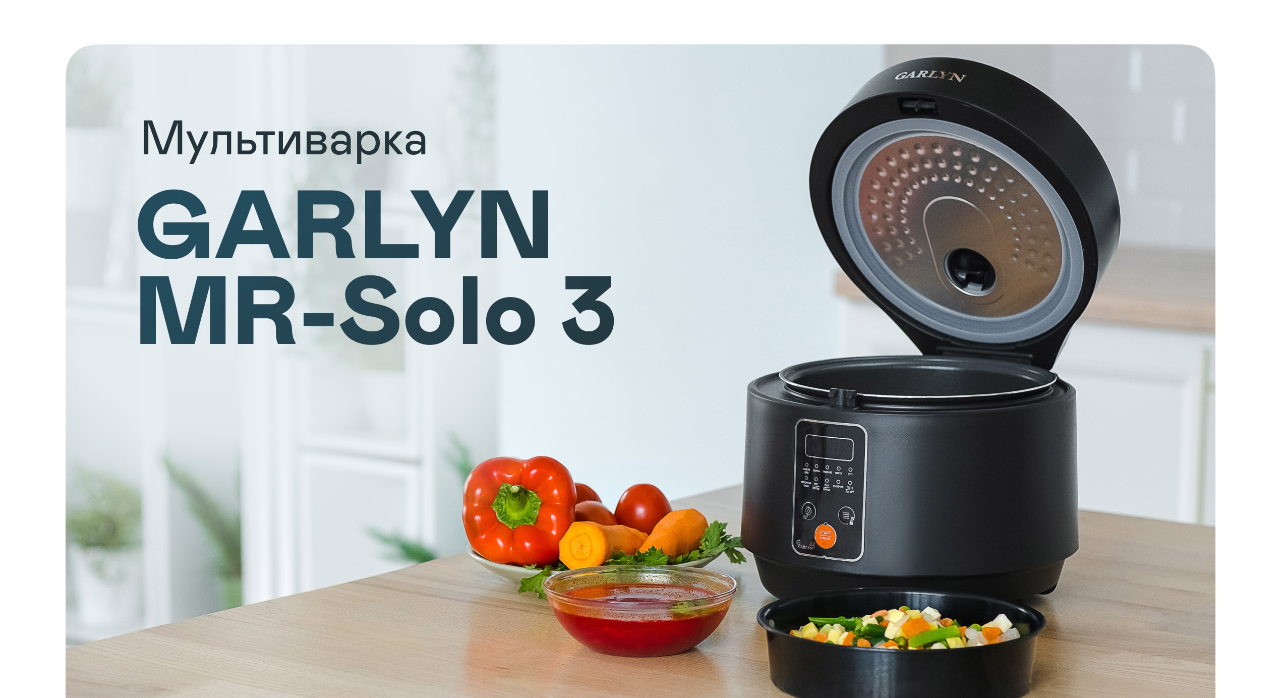 Мультиварка GARLYN MR-Solo 3 | Garlyn