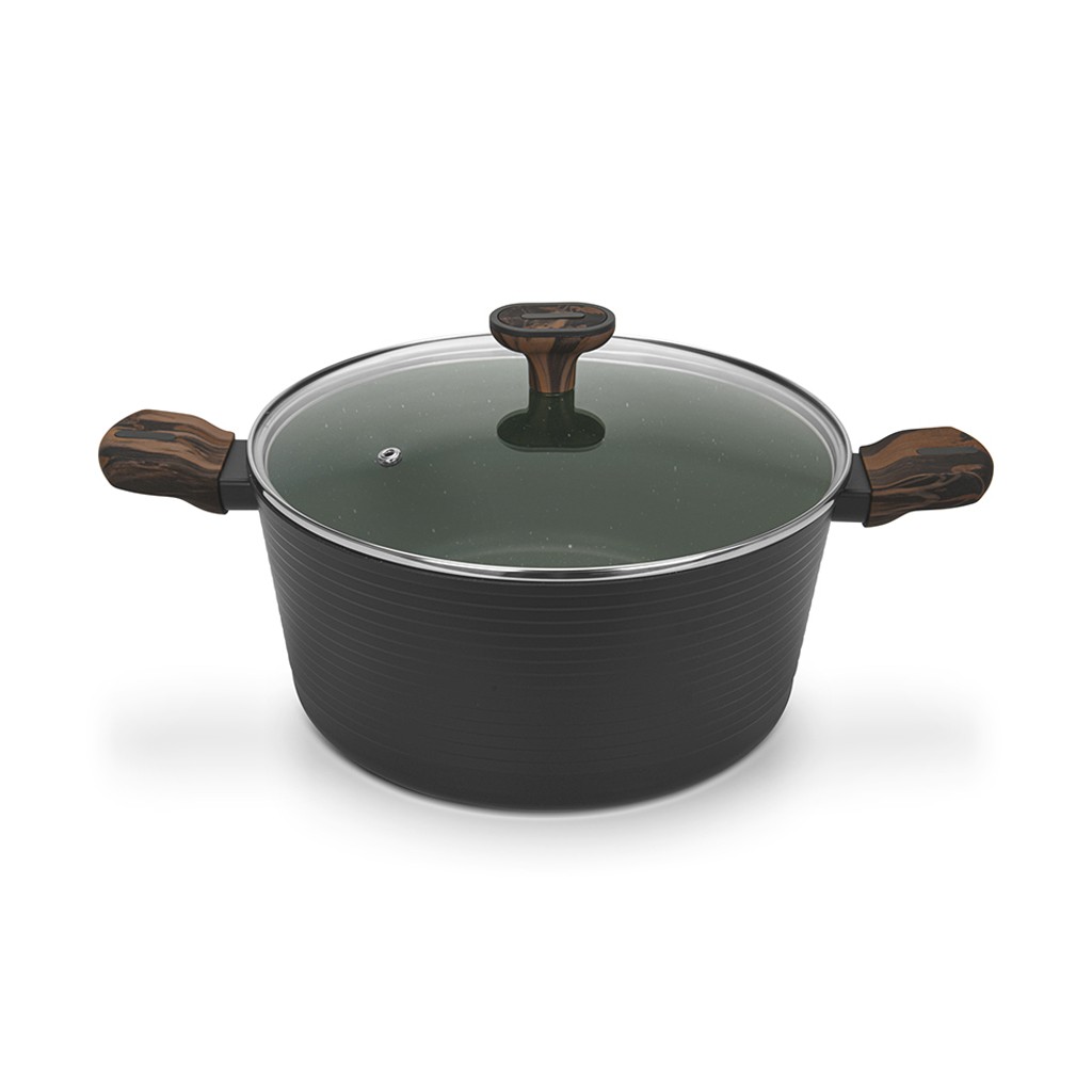 

Кастрюля с антипригарным покрытием 28 см / 7,1 л Cuisine (индукция)