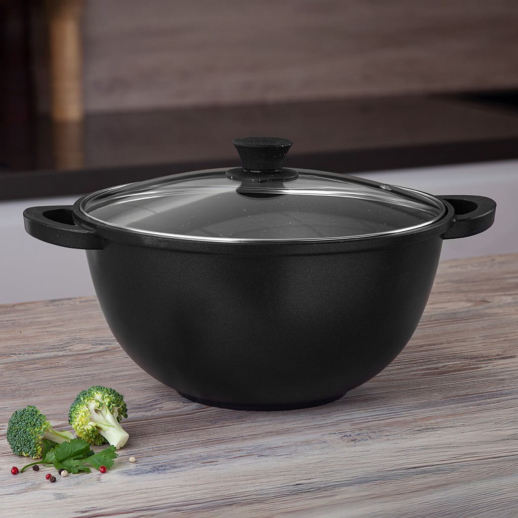 

Казан антипригарный 30 см / 8 л Cook pro