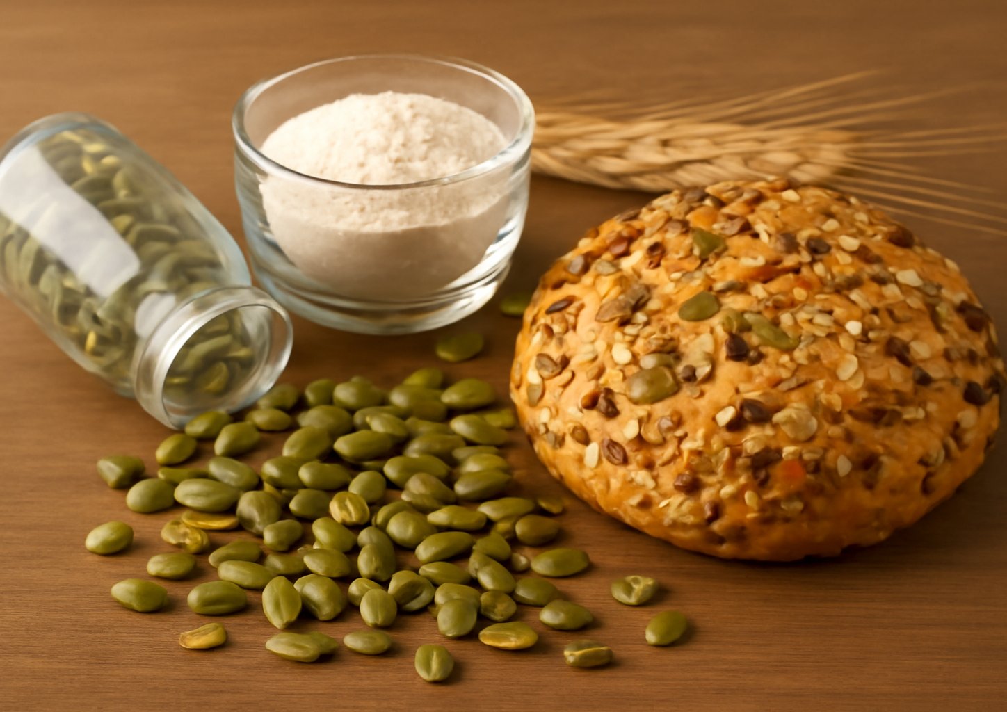 Хлеб с тыквенными семечками