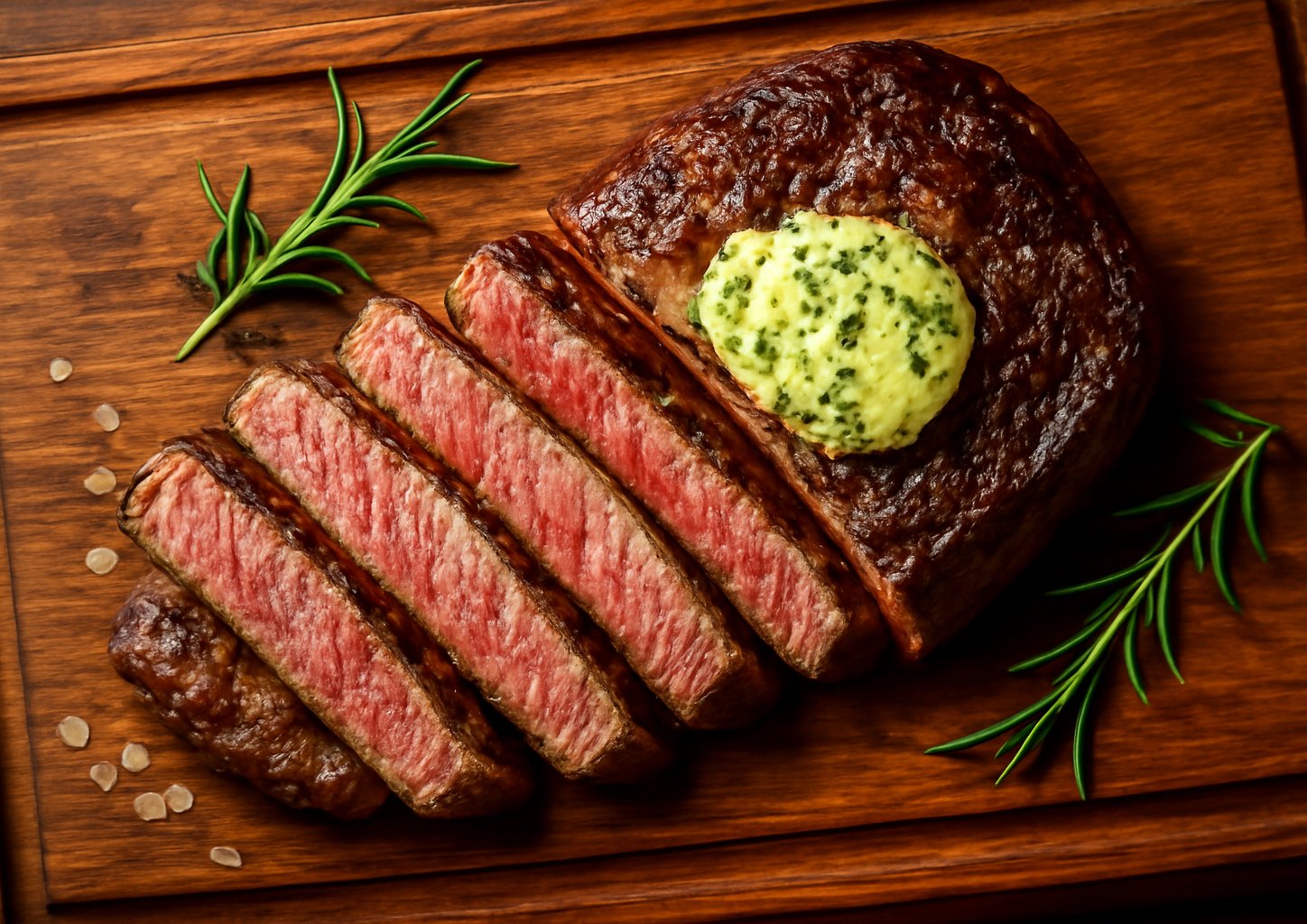 Стейк Рибай с ароматным маслом