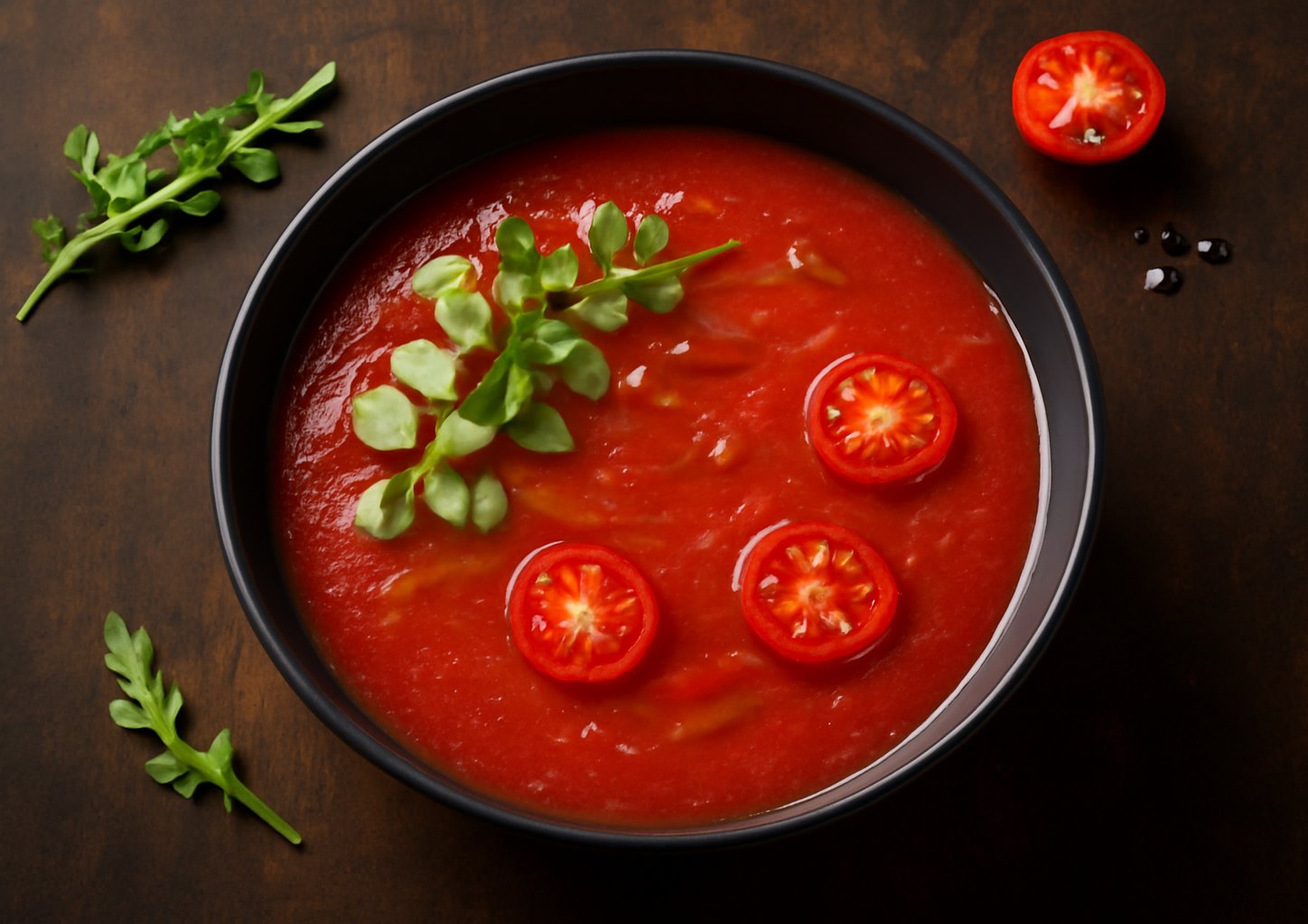 Томатный суп с индейкой в мультиварке