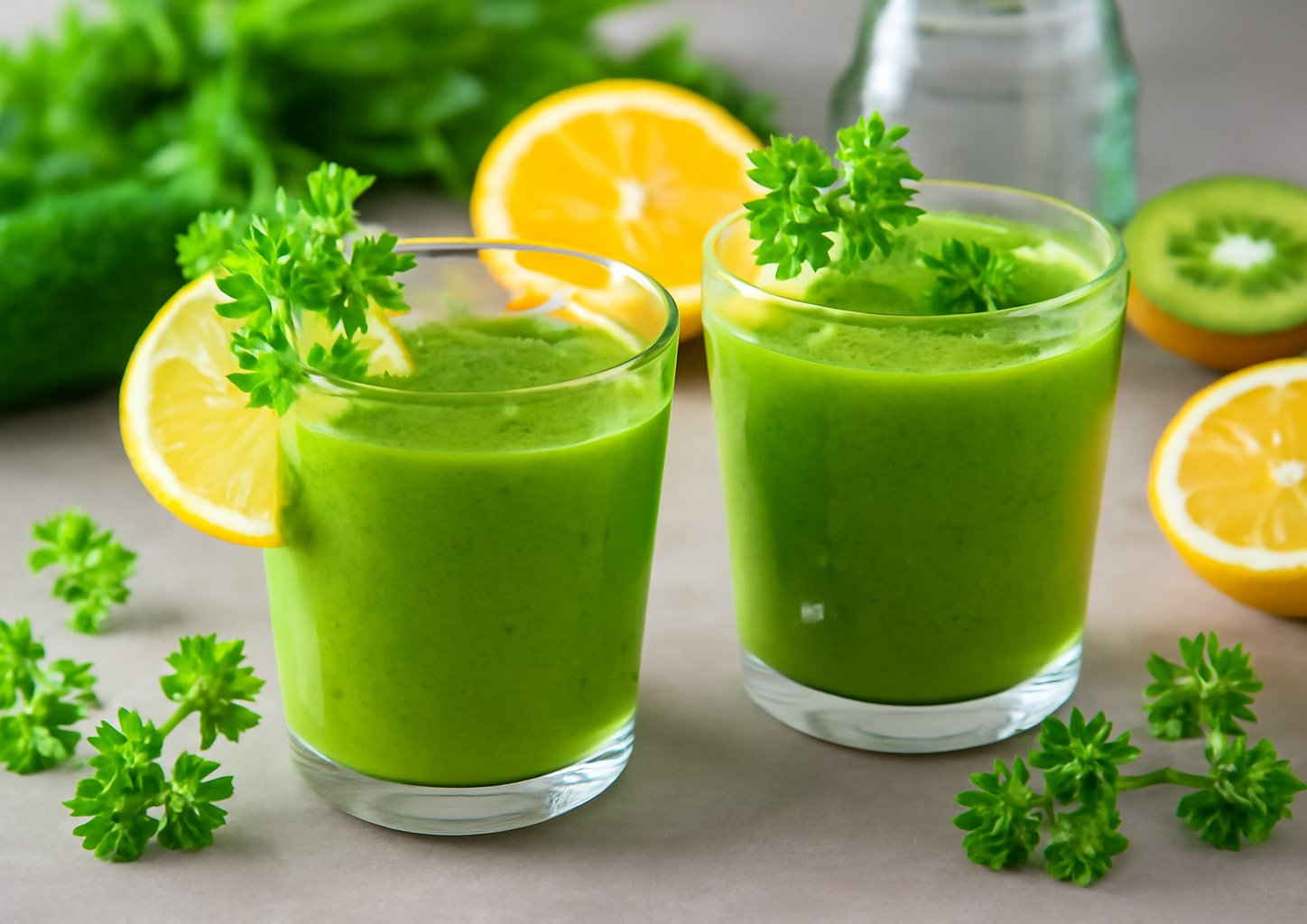 Витаминный смузи из овощей и зелени