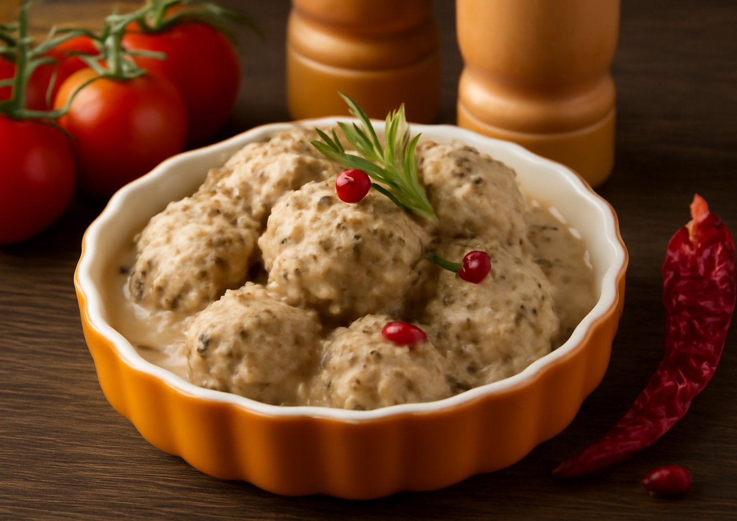 Печень куриная в сливках