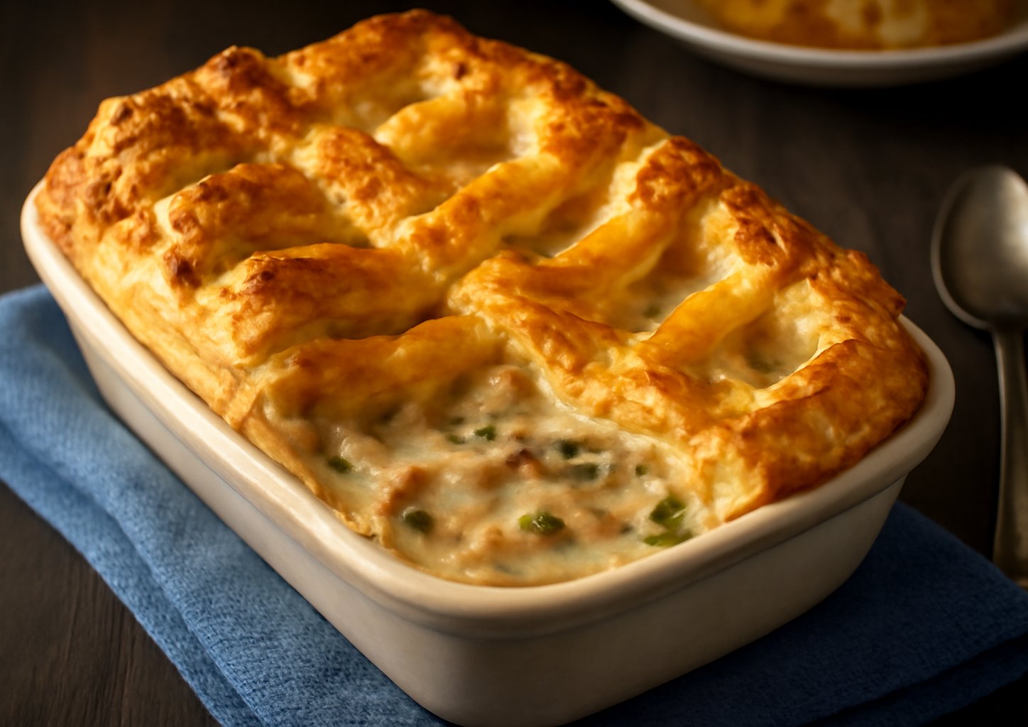 Пирог с картофелем и грибами