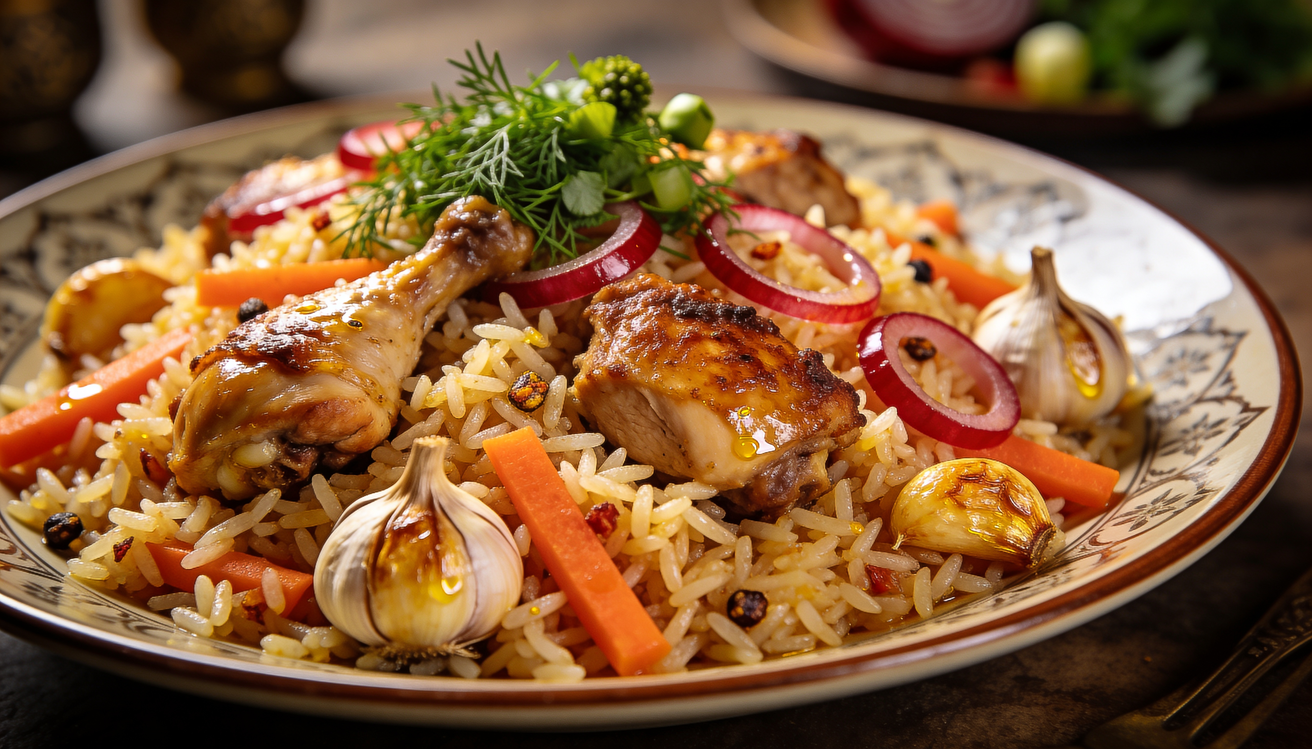 Плов с курицей