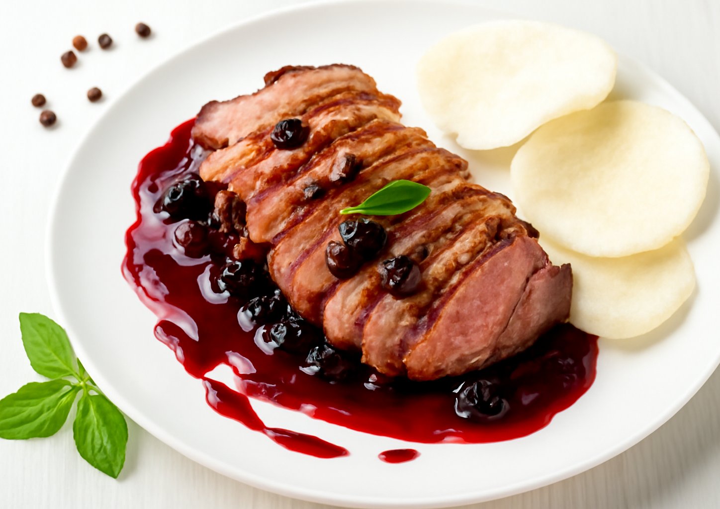 Говядина с чёрной смородиной