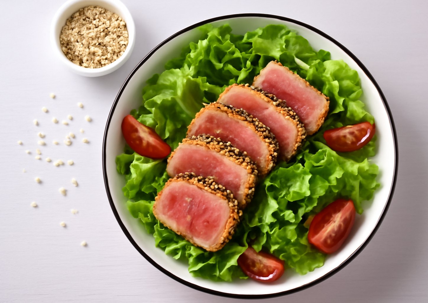 Салат с тунцом и грушей