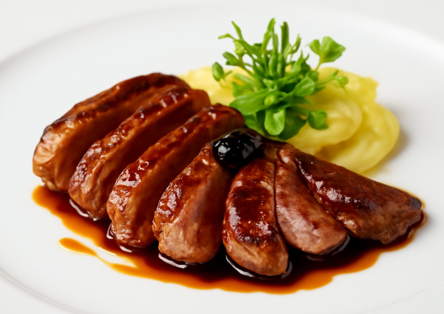 Утиная грудка с апельсином