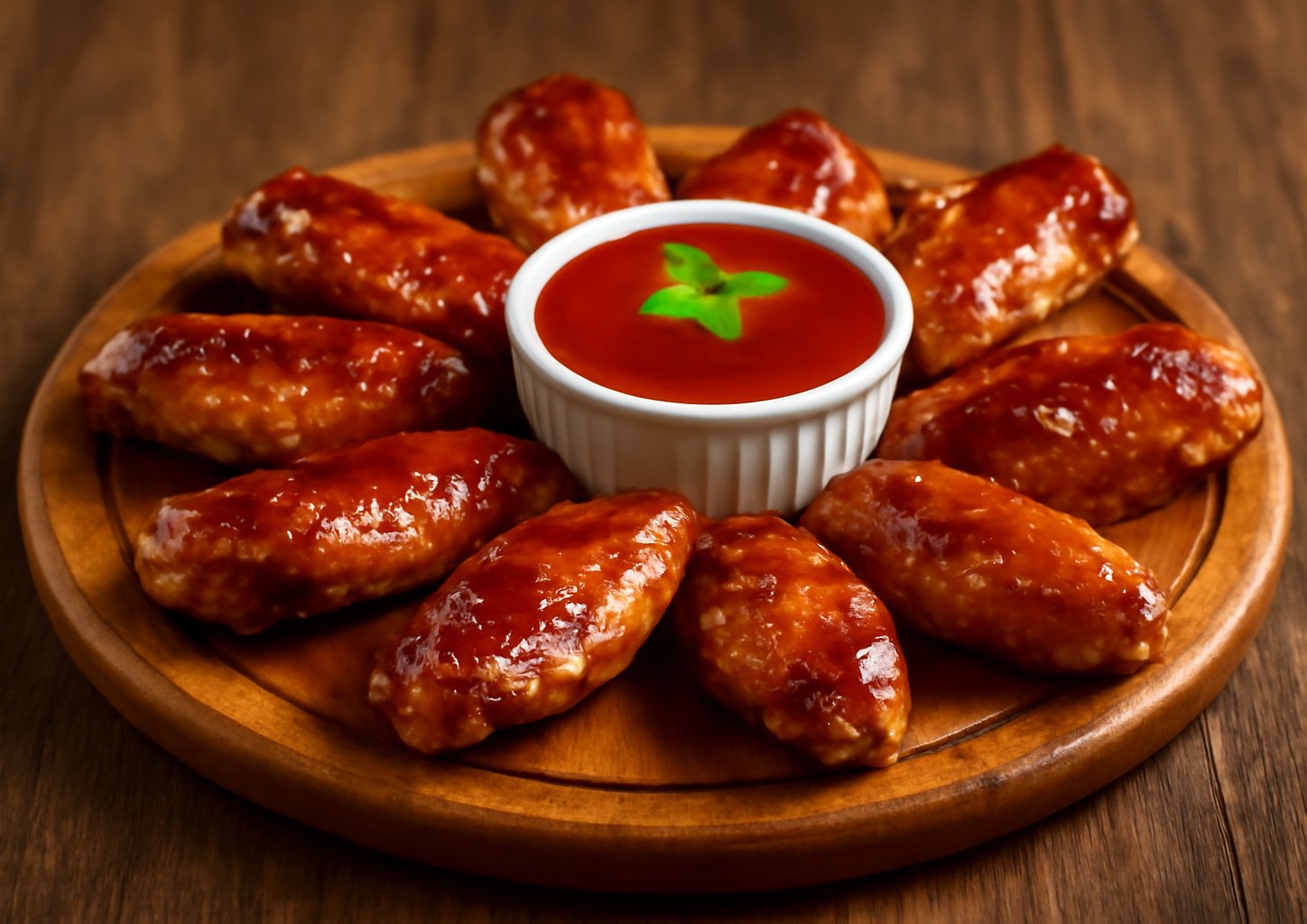 Куриные крылышки в томатном соусе