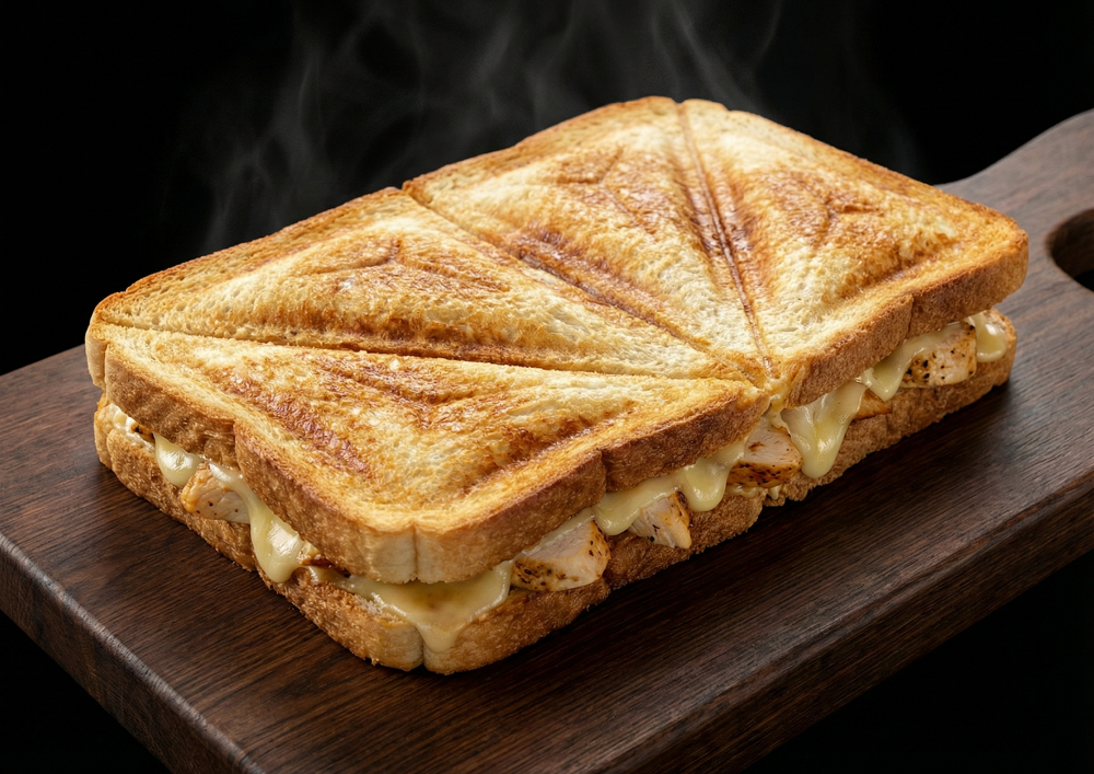 Закрытые бутерброды с курицей