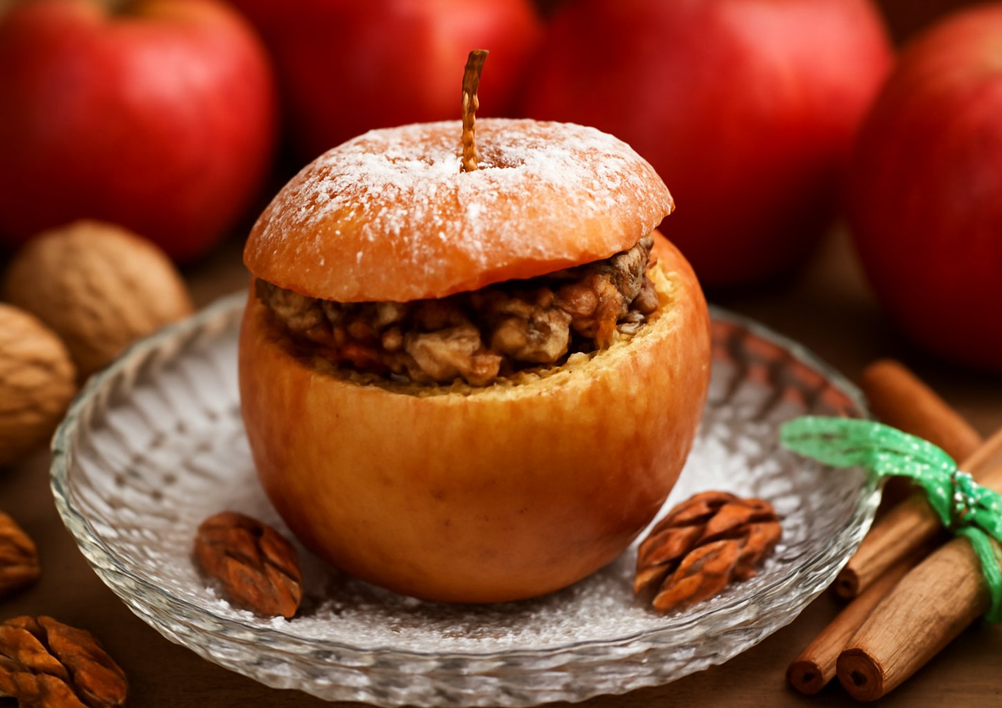 Запечённые яблоки