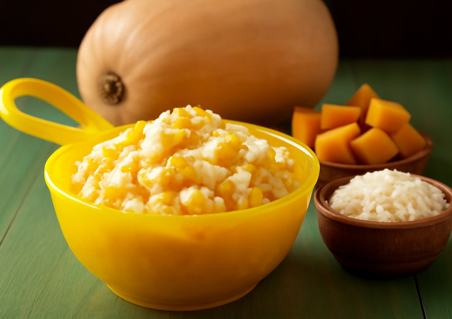 Рисовая каша с тыквой в мультиварке