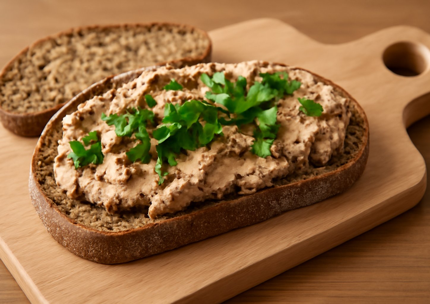 Куриный риет с пряным соусом