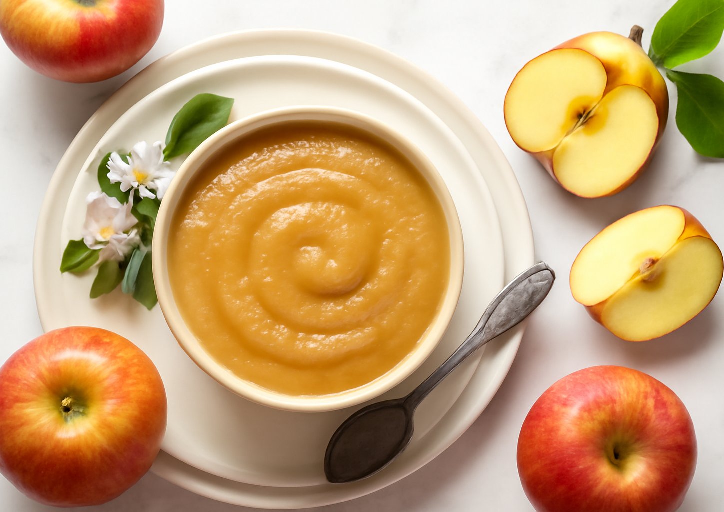 Пюре из яблок и груш