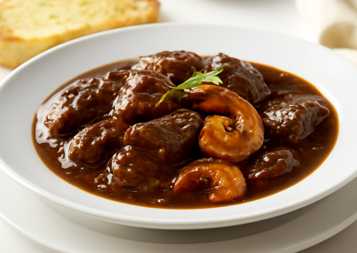 Говядина томлённая с овощами