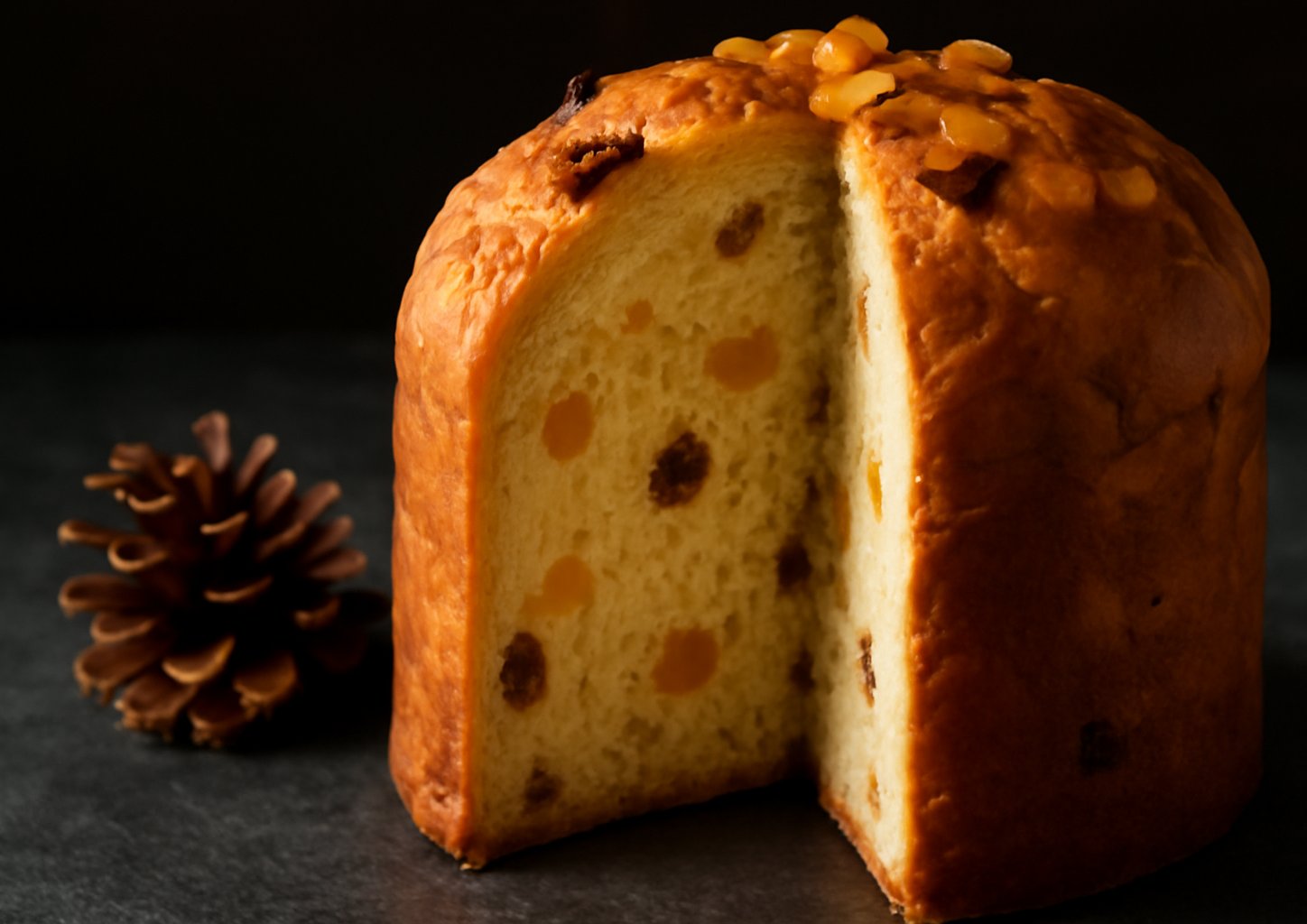 Кекс с изюмом и цукатами