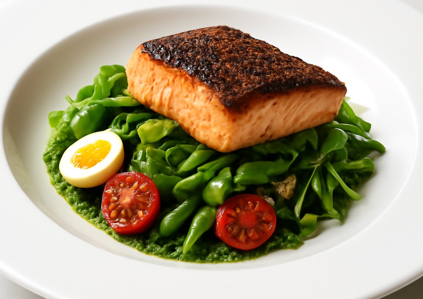 Стейк лосося