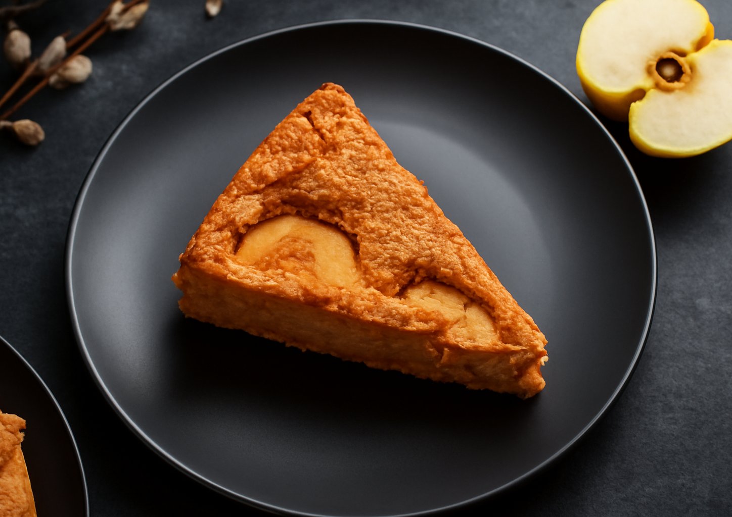 Шоколадная шарлотка с ягодами