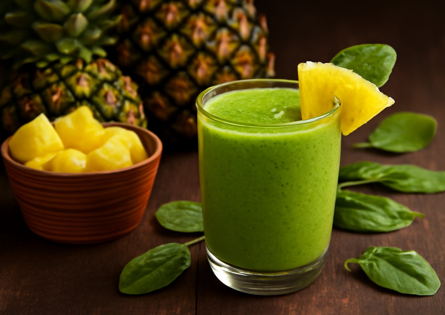 Ананасовый смузи со щавелем