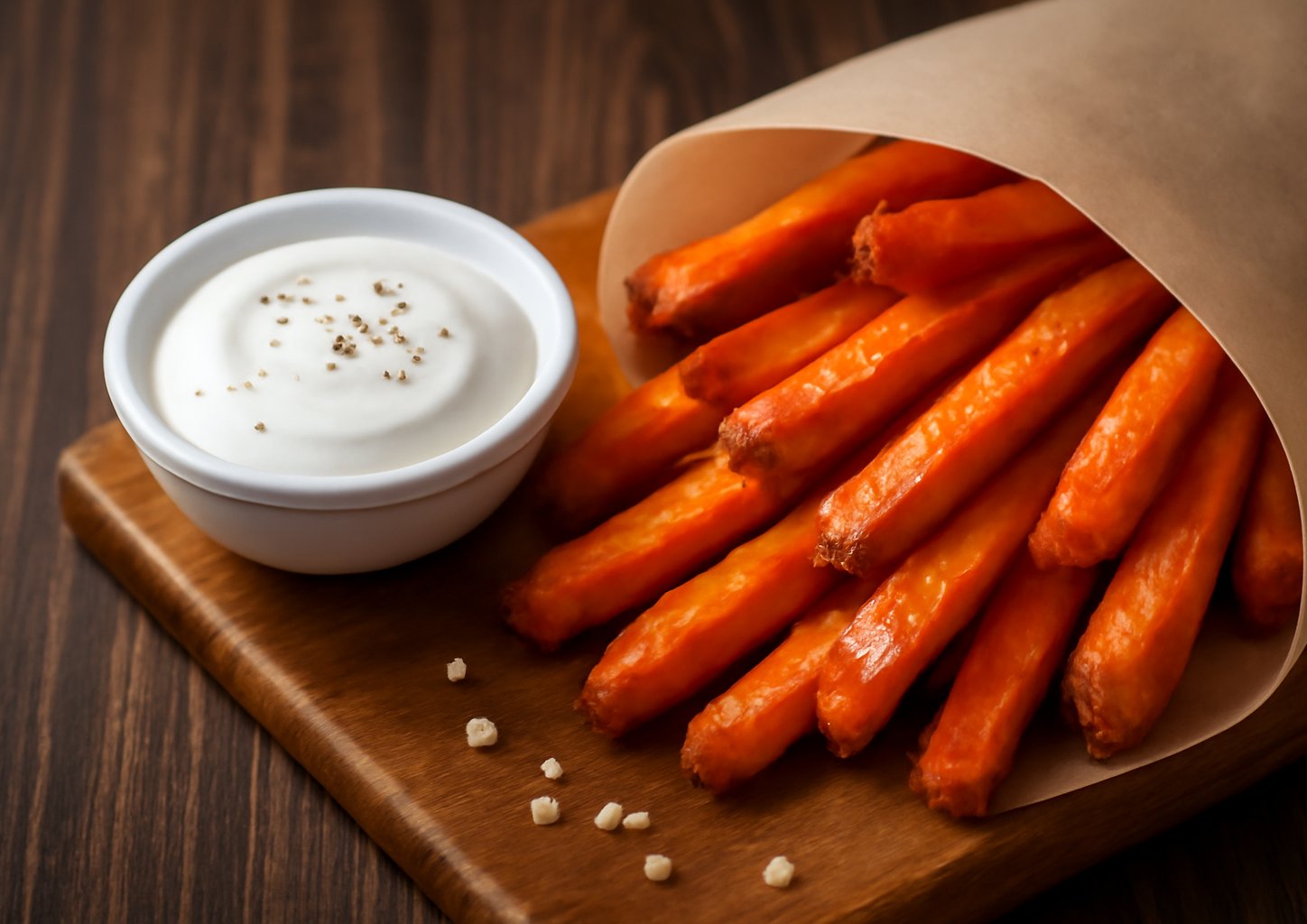 Морковные чипсы