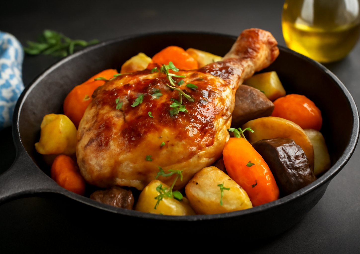 Курица с овощами