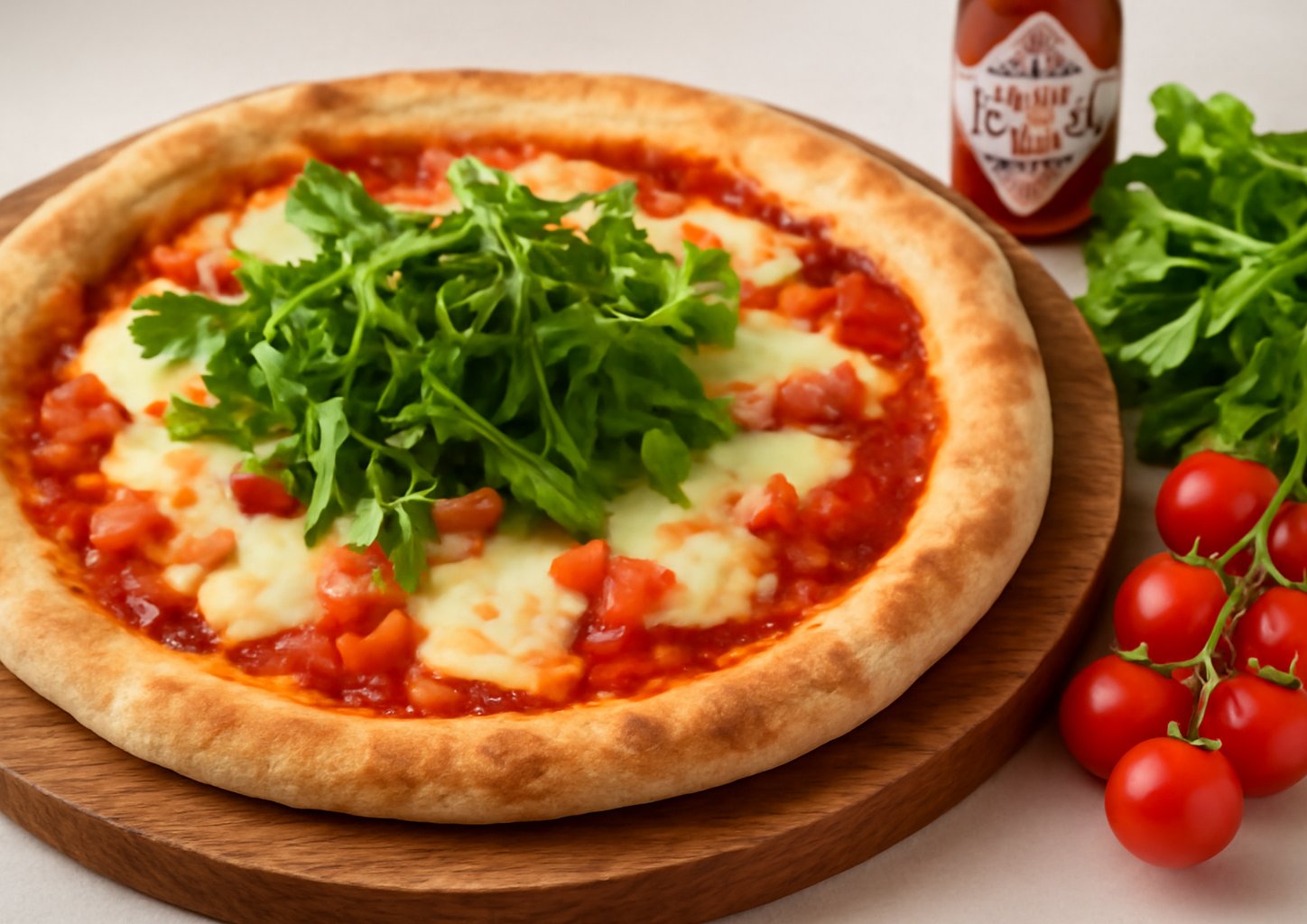 Летняя пицца с рикоттой