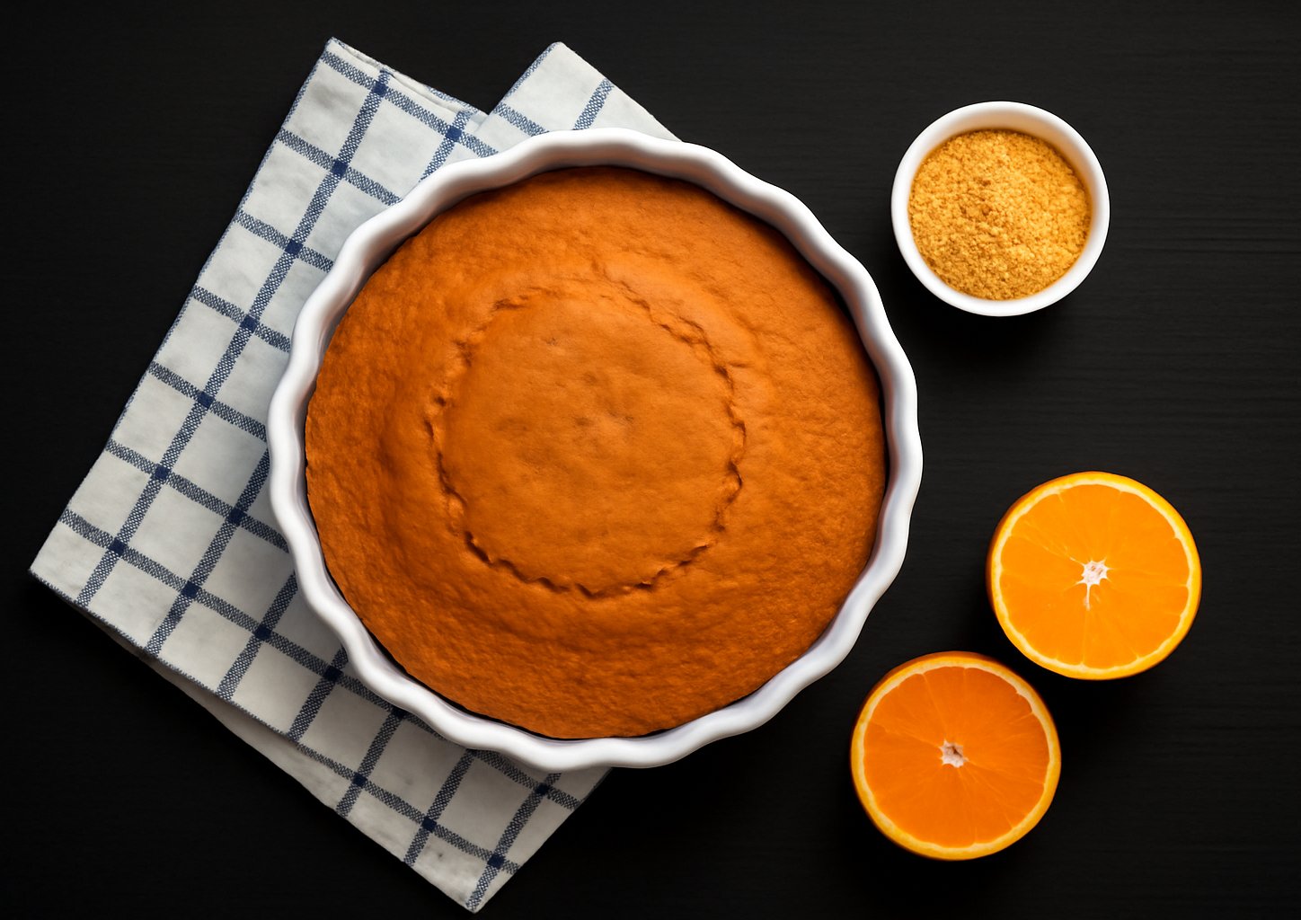 Творожная запеканка с грушей и цедрой апельсина