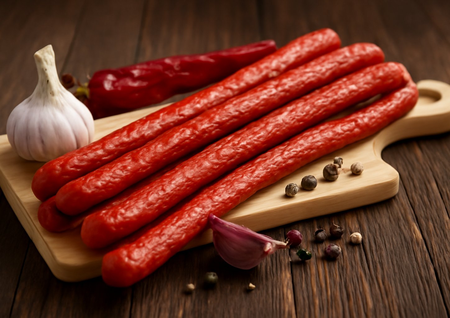 Вяленые колбаски в электросушилке