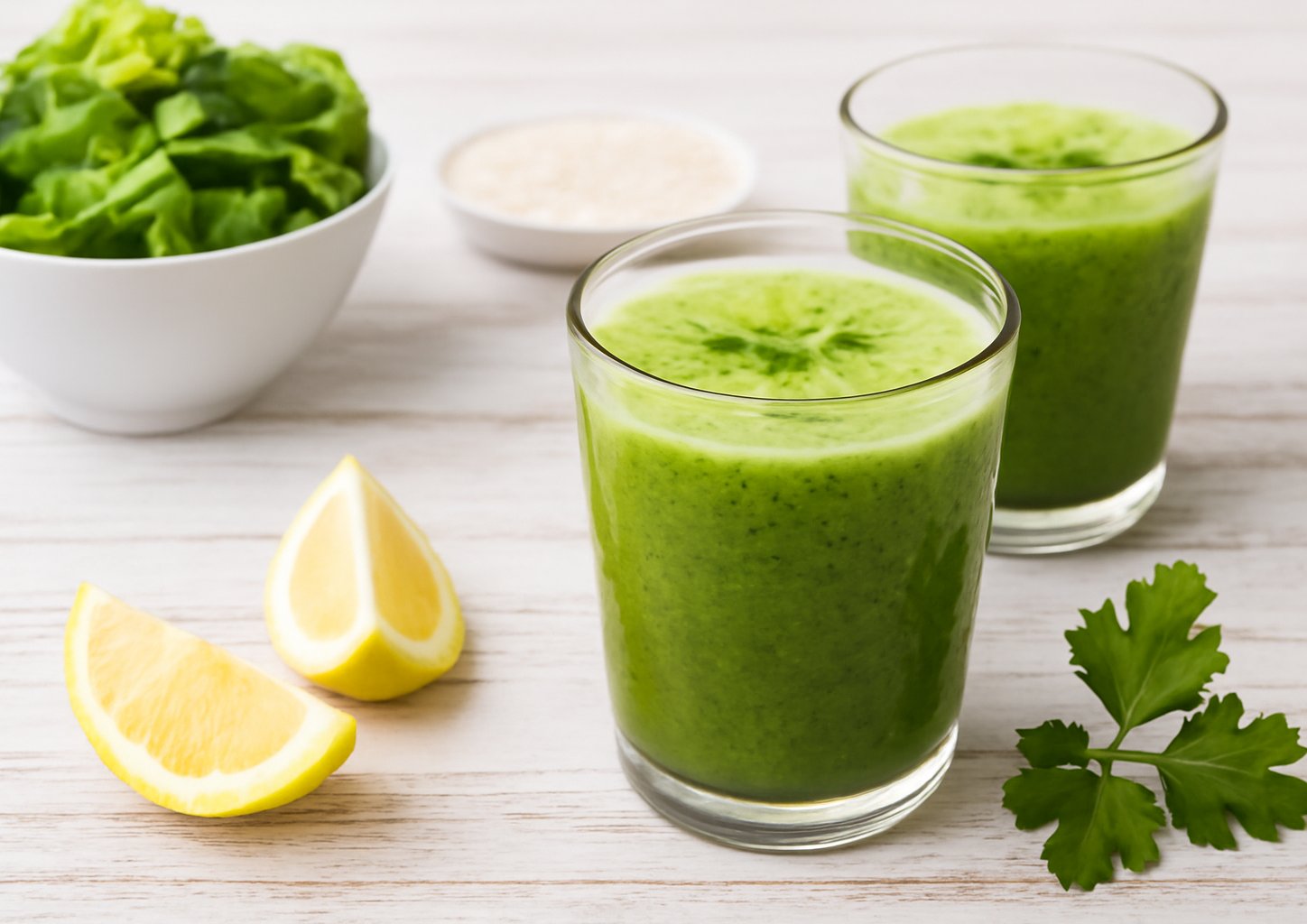 Зелёный фитнес-коктейль