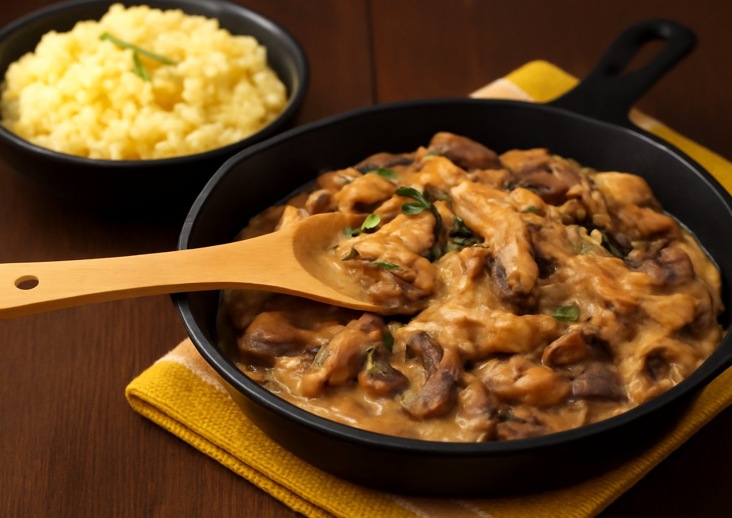 Индейка с шампиньонами