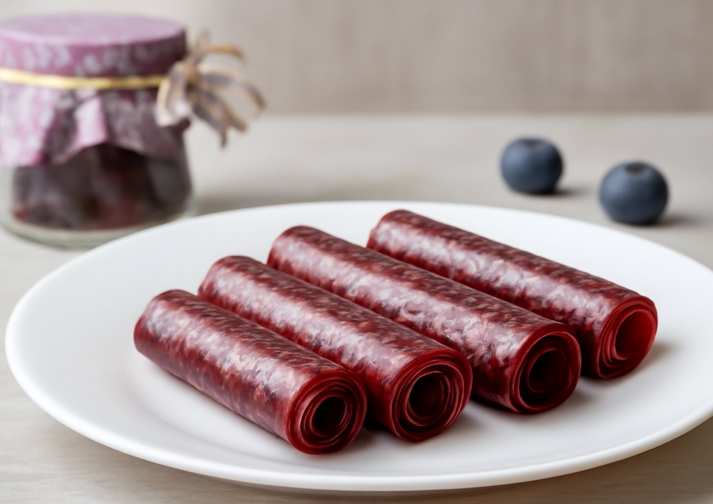 Чернично-банановая пастила