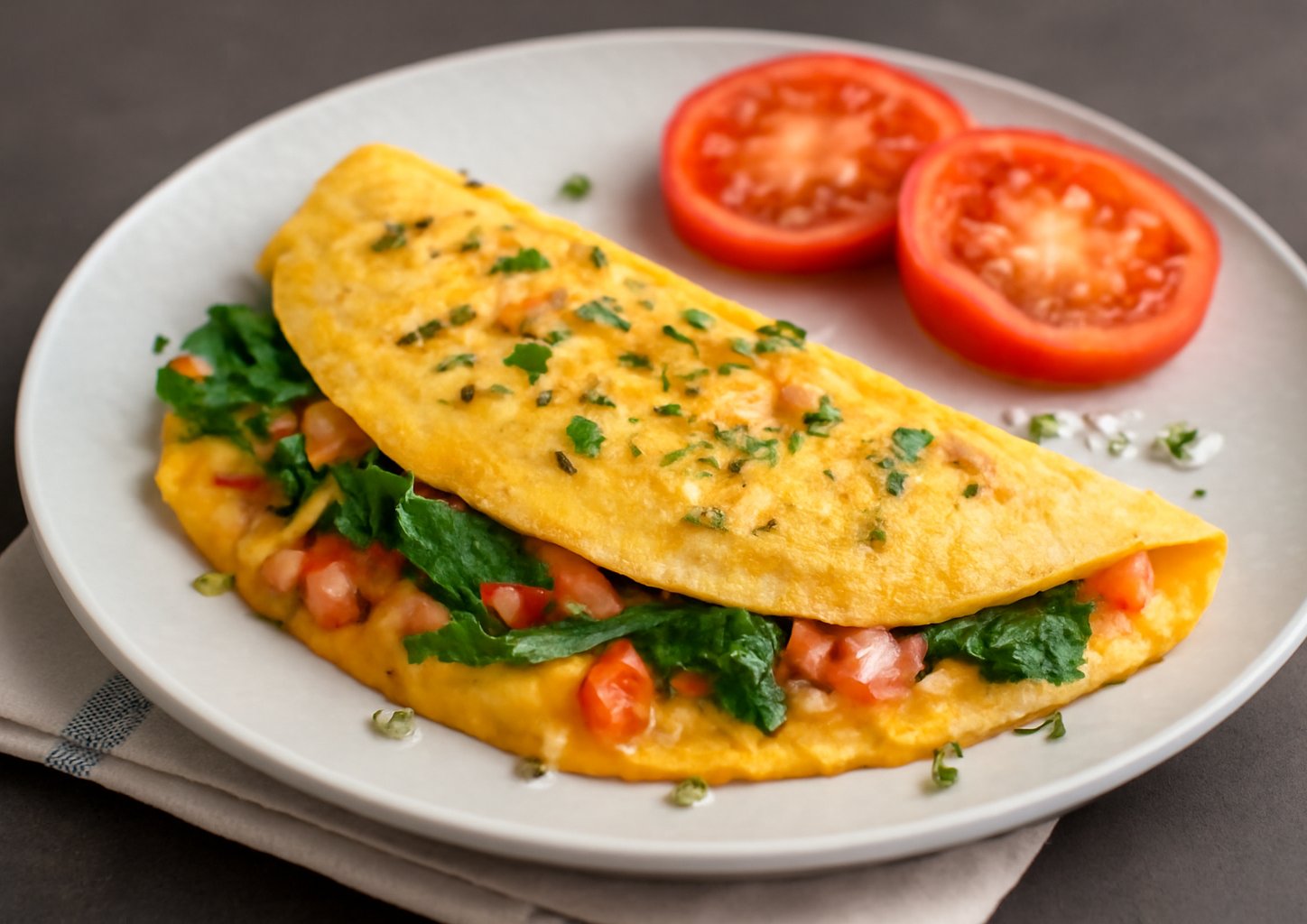 Омлет с манной крупой