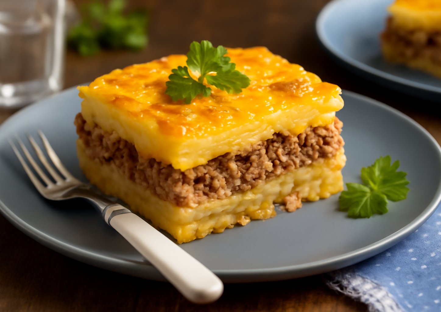 Картофельная запеканка с фаршем