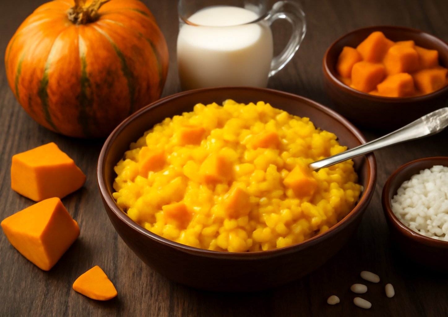 Каша рисовая с тыквой