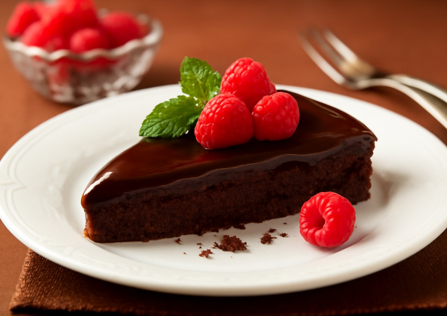 Брауни с горьким шоколадом