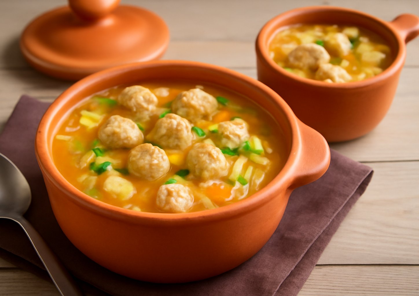 Суп с фрикадельками