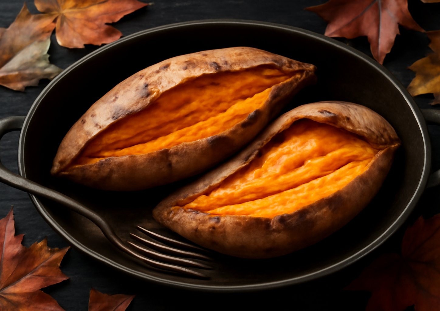 Батат запечённый