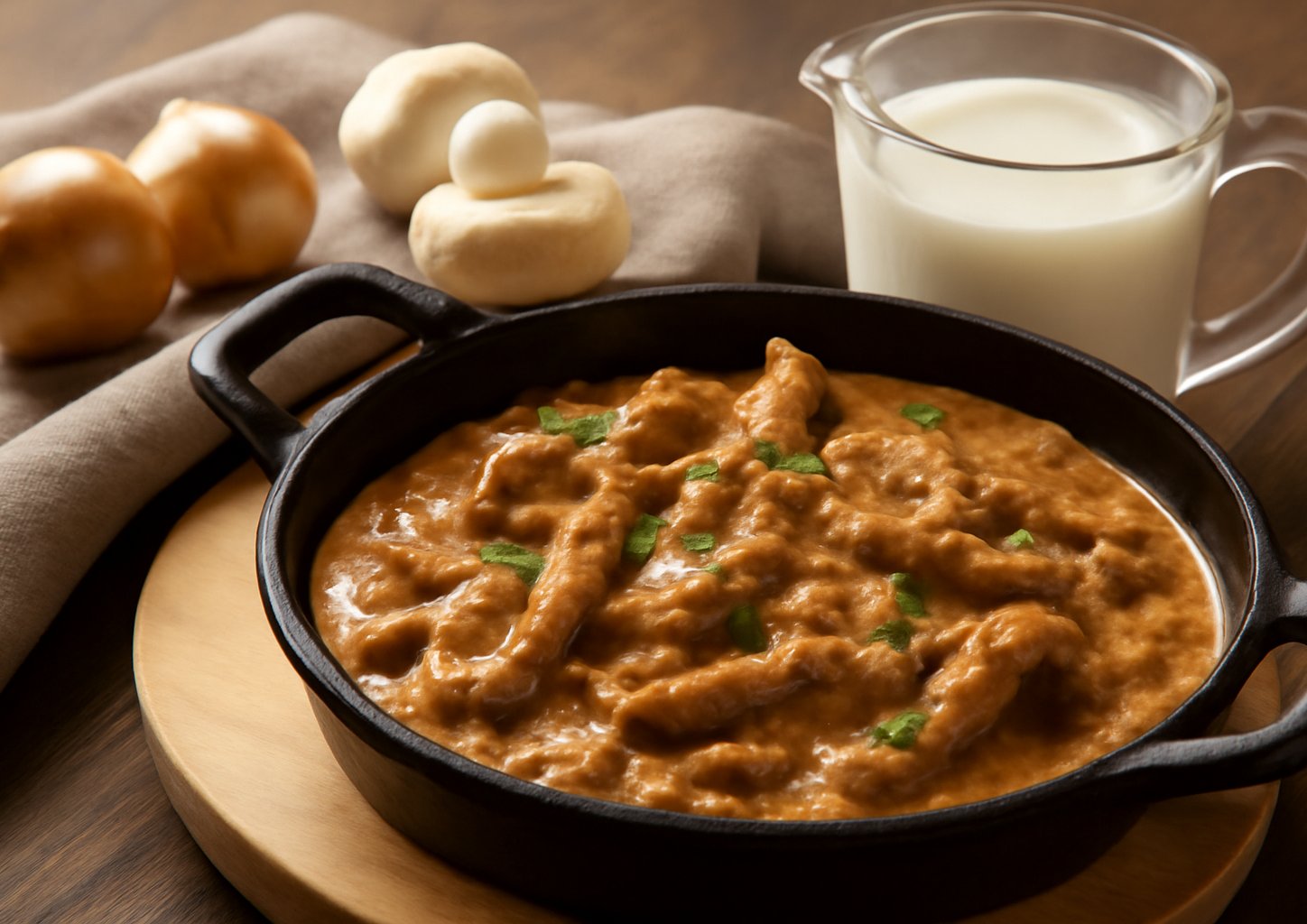 Бефстроганов из говядины