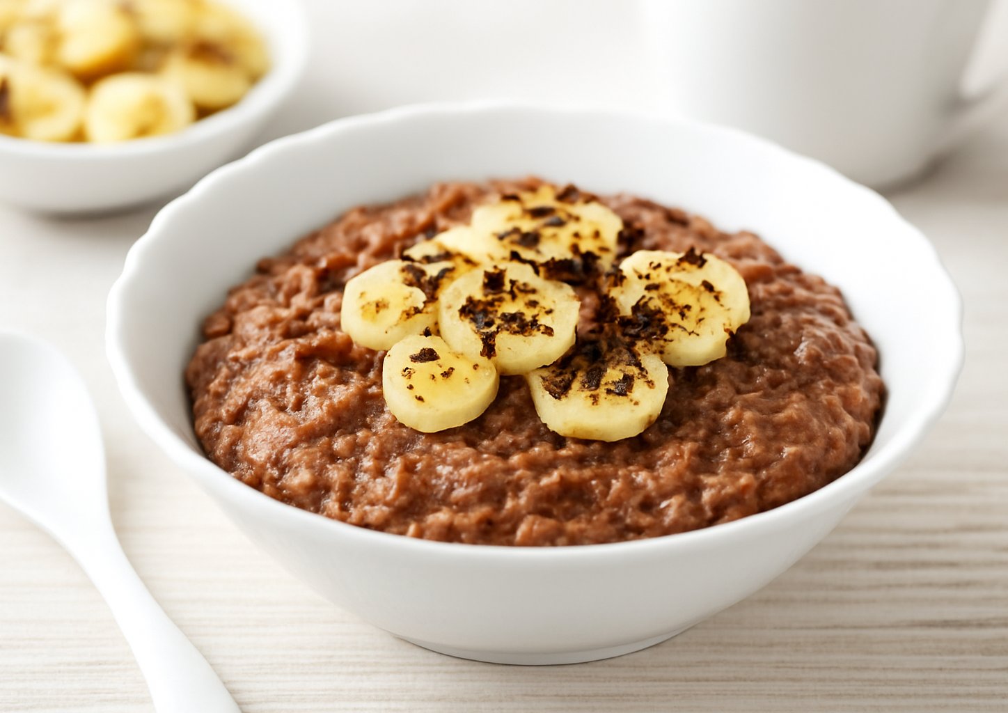 Шоколадная овсяная каша с маком