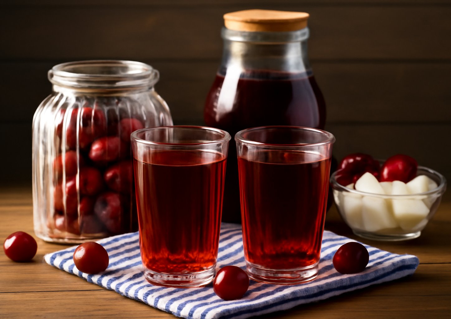 Компот из черешни