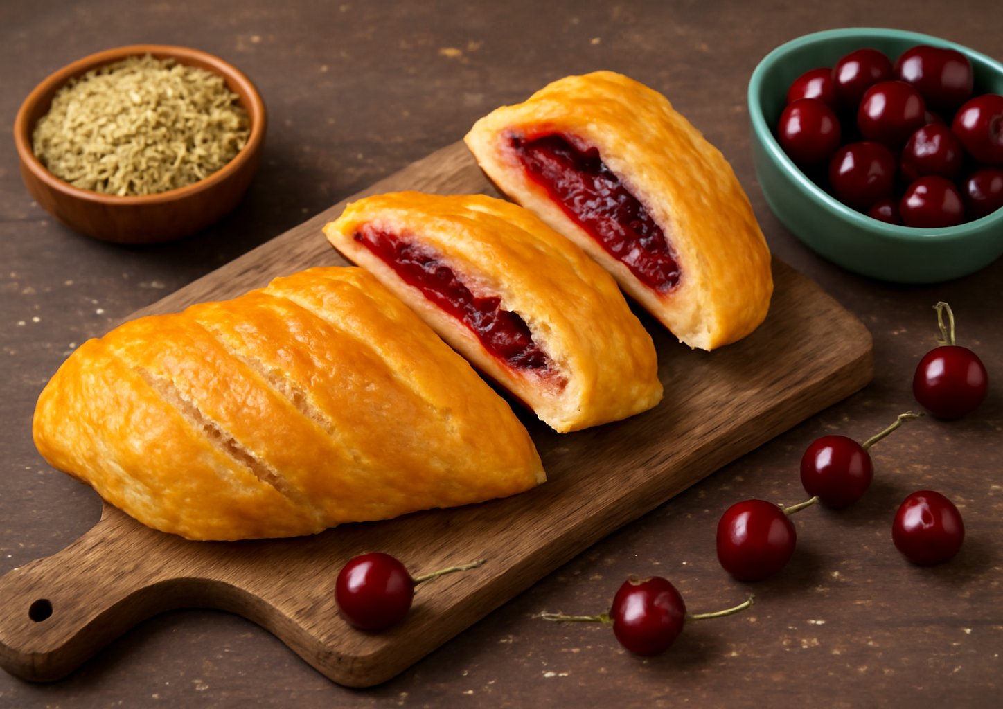 Штрудель с вишней