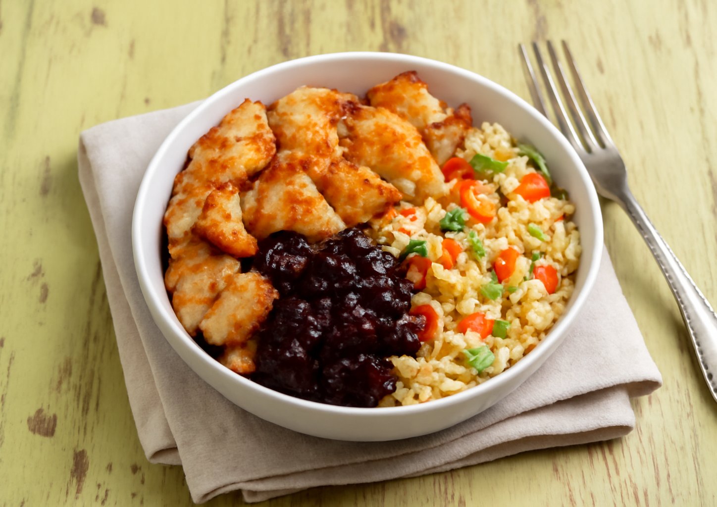 Индейка тушёная с грушами