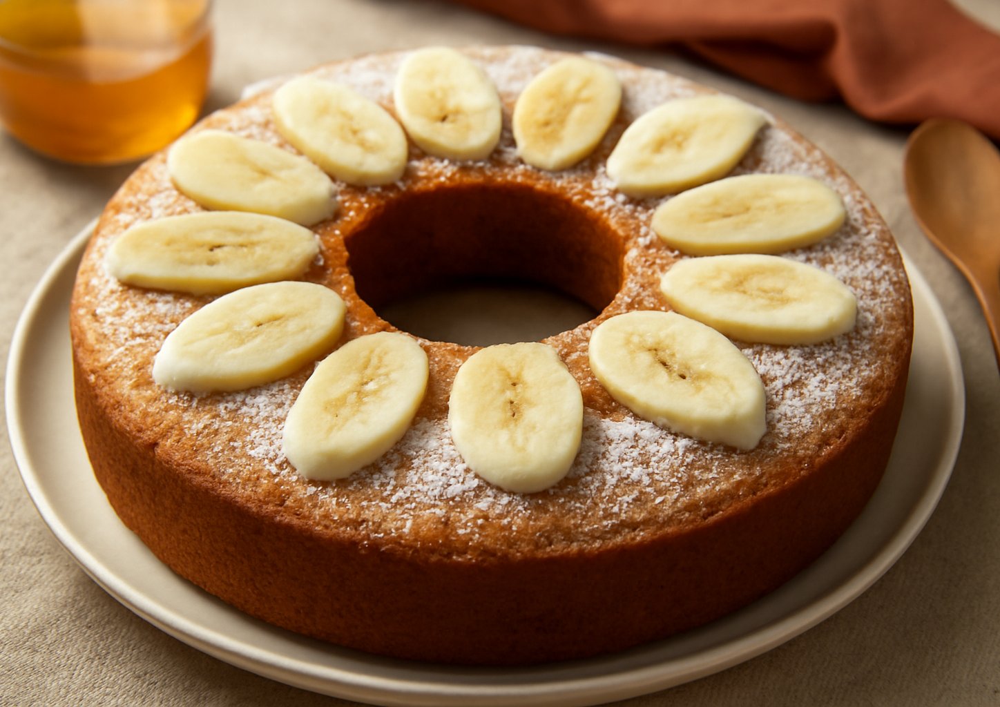 Творожная запеканка с бананом