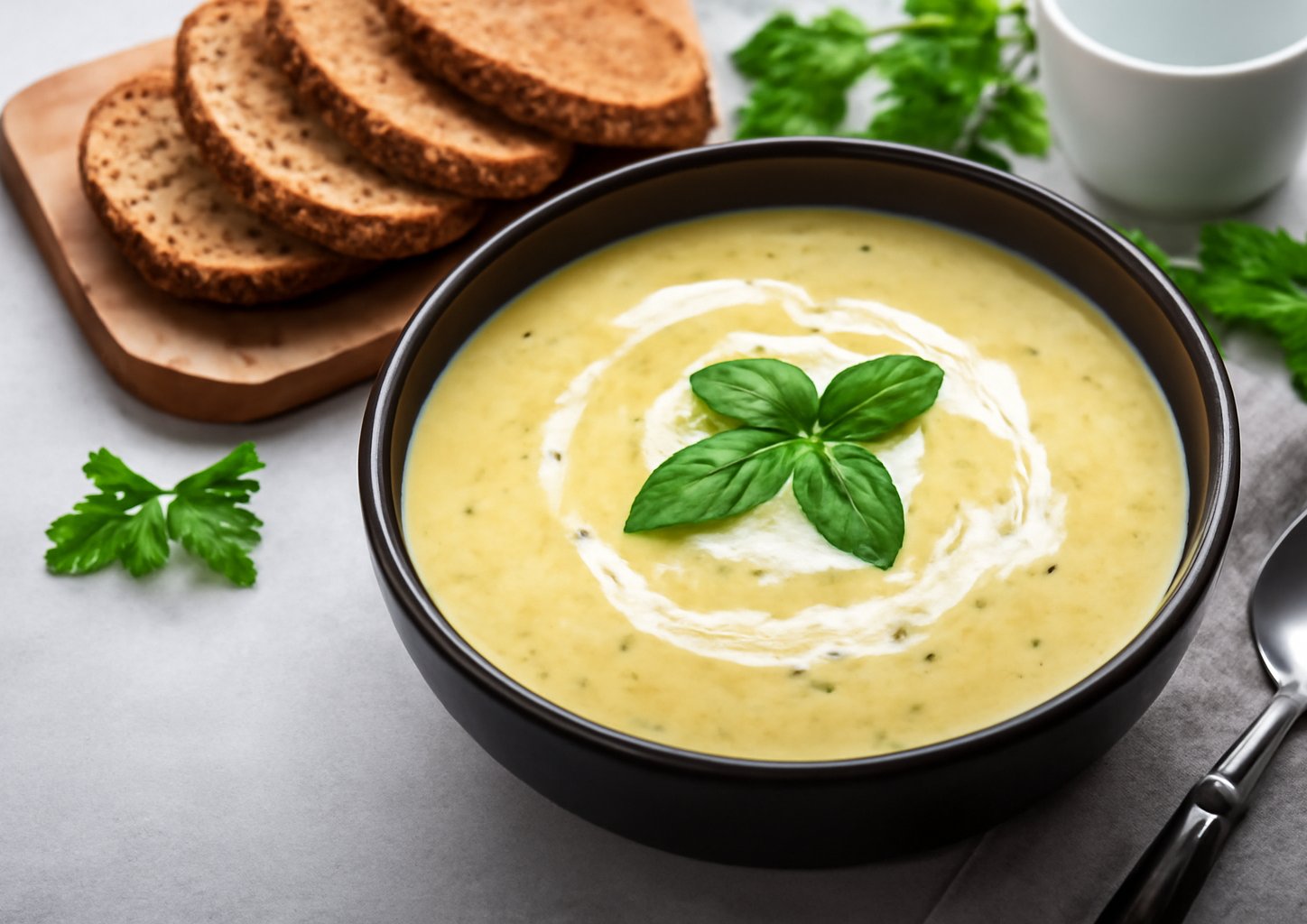 Пюре из курицы с кабачком