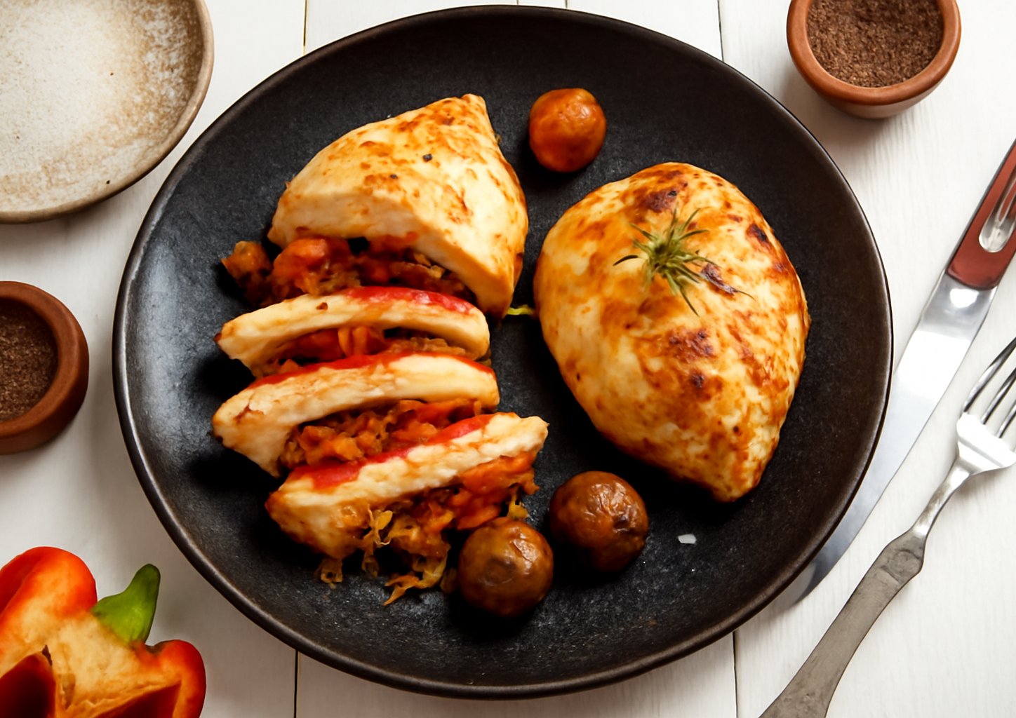 Фаршированные кальмары