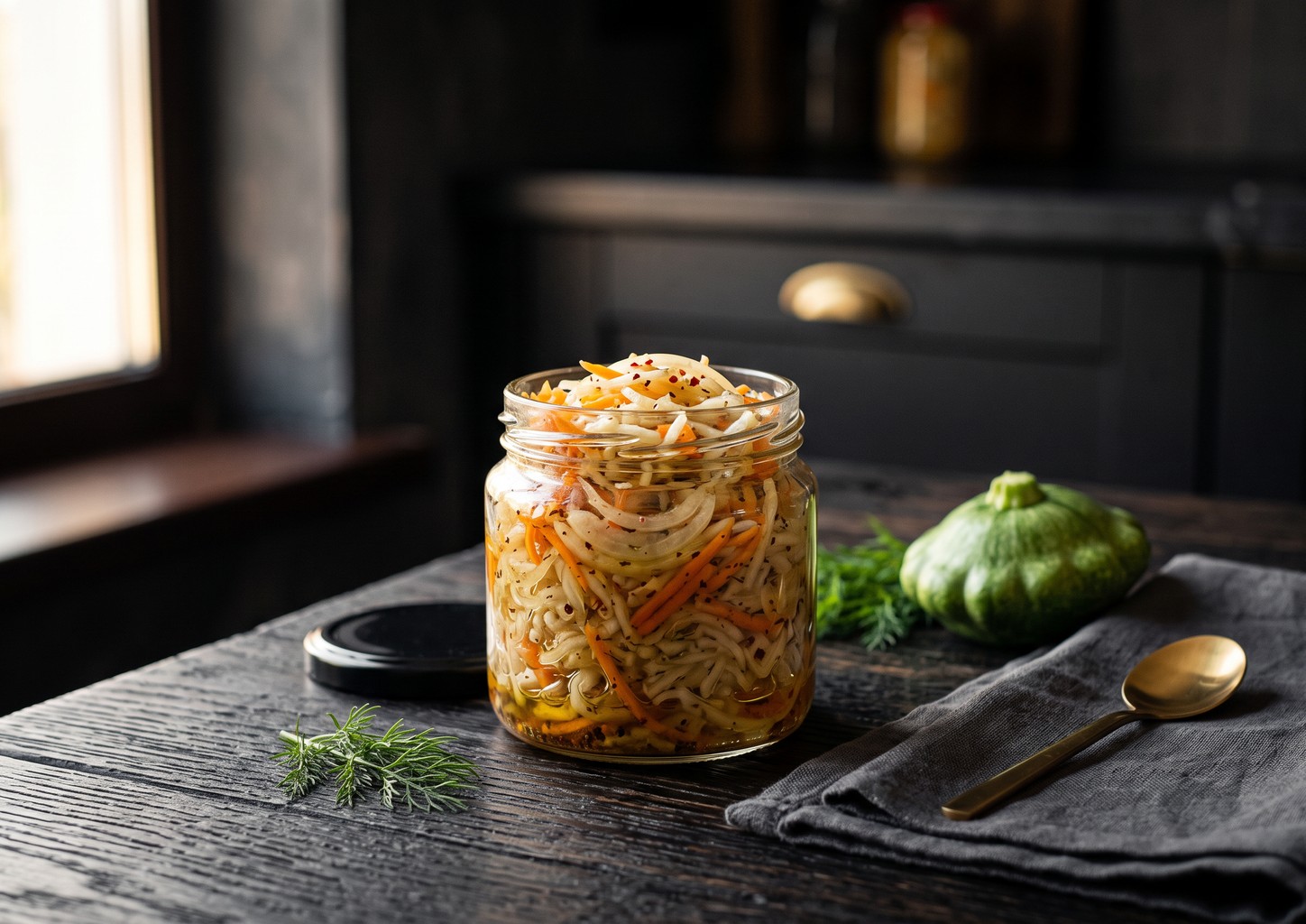 Патиссоны маринованные по-корейски