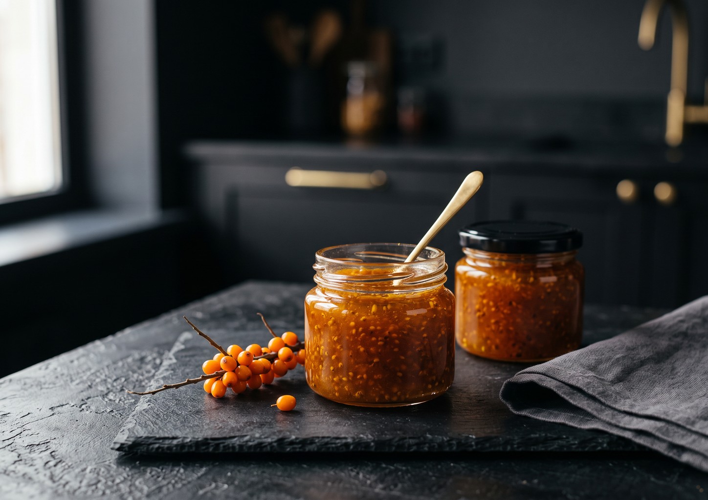 Желе из облепихи без варки